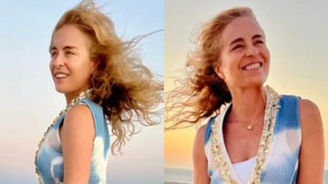 Angelica aposta em saída de praia transparente para ver pôr do sol com a família no Ceará - Reprodução/Instagram
