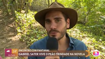 Gabriel Sater fala sobre sucesso no remake de' Pantanal' - Reprodução/Globo