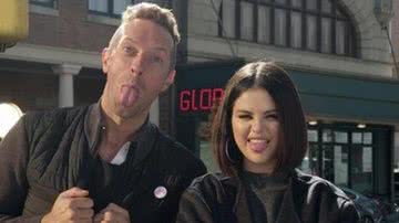 Chris Martin, o vocalista da banda Coldplay, atua ao lado de Selena Gomez no videoclipe - Reprodução: Instagram