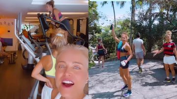 Angelica treina com Grazi Massafera, Carolina Dieckmann e Ingrid Guimarães - Reprodução/Instagram