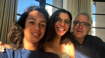 Leandro, sua mãe Drena e o avô Robert - Foto: Reprodução / Instagram