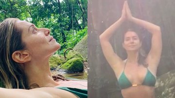 Leticia Spiller dá show de beleza na cachoeira - Reprodução/Instagram