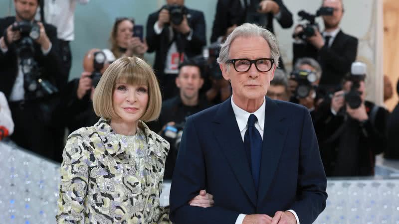 Anna Wintour e Bill Nighy no MET Gala 2023 - Foto: Getty Images