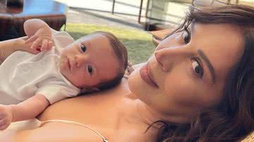 A atriz Claudia Raia e seu filho caçula, o pequeno Luca - Foto: Reprodução/Instagram @claudiaraia