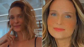 Fernanda Rodrigues exibe antes e depois da mudança no cabelo - Foto: Reprodução / Instagram
