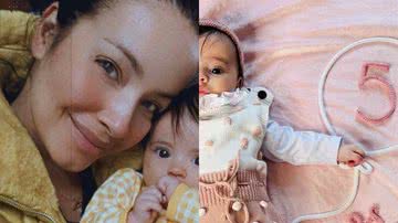 Renata Dominguez comemora o quinto mês da filha - Reprodução/Instagram