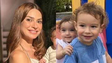 Thaila Ayala e seus filhos, Francisco e Tereza - Foto: Reprodução / Instagram