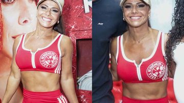 Viviane Araújo chama atenção com conjunto vermelho - Foto: Anderson Borde/AgNews