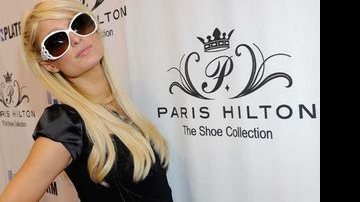 Paris Hilton no lançamento de sua nova coleção de sapatos, em Las Vegas - Getty Images