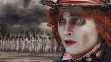 Johnny Depp como o Chapeleiro Maluco, de Alice no País das Maravilhas (2010) - Divulgação