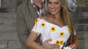 Rodrigão e Adriana: casamento na roça - Felipe Assumpção/AgNews
