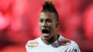 Neymar comemora o gol - Reuters