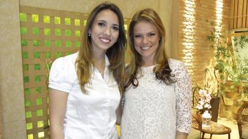 A quiropraxista Lilian Saldanha com Carol Minhoto na atração da TV Gazeta, SP.