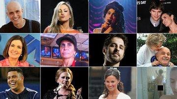 50 momentos das celebridades em 2011 - Fotomontagem