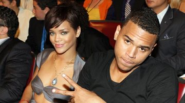Rihanna e Chris Brown, em 2008 - Getty Images