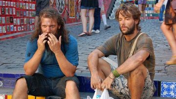 Rafael Grotowski e Kayky Brito filmam no Rio de Janeiro - Onofre Veras / AgNews