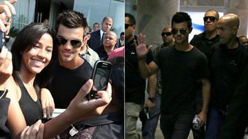 Taylor Lautner se despede de fãs brasileiras - Delson Silva/ AgNews