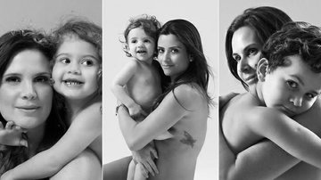 Ensaio retrata mães e filhos para o projeto '100% Puro' - Divulgação
