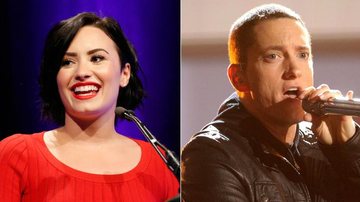 Demi Lovato e Eminem - Getty Images