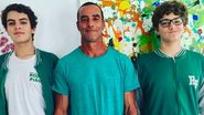 Paulo Zulu com os filhos Patrick e Dereck - Instagram/Reprodução