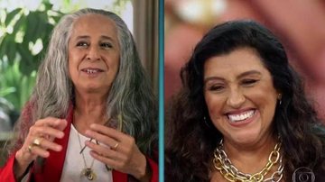 Regina Casé comenta sobre o seu sentimento ao ser homenageada por Maria Bethânia - Reprodução/ Twitter/ Rede Globo