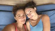 Camila Pitanga e a filha vão juntas 'pra night' - Reprodução/ Instagram