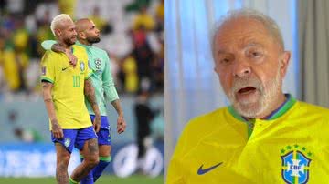 Presidente eleito Lula publica mensagem em apoio ao jogador após derrota para a Croácia - Foto: Reprodução / Instagram / Getty Images