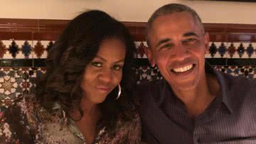 Michelle Obama celebra Valentone's Day com Barack Obama - Reprodução/Instagram