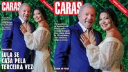 Capa da Revista CARAS sobre o Casamento de Lula e Janja - Fotos: Ricardo Stuckert / CARAS