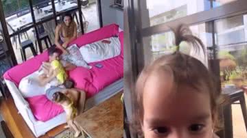 Marcella Fogaça mostra como foi o jogo do Brasil com as filhas - Reprodução/Instagram