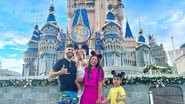 Zé Neto e Natália Toscano levaram os filhos, Angelina e José Filho à Disney - Foto: Reprodução/Instagram