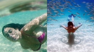Atriz Giselle Itié posta fotos mergulhando - Reprodução/Instagram