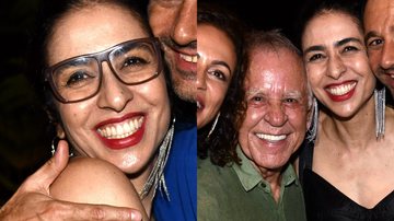 Marisa Monte posa com o marido no aniversário de Nelson Motta - Cristina Granato