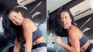 De top e shorts, Scheila Carvalho exibe corpo sarado ao dançar na academia: "Musa" - Reprodução/Instagram