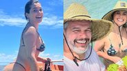 Flávia Alessandra e Otaviano Costa curtem fim de ano com as filhas na praia - Reprodução/Instagram