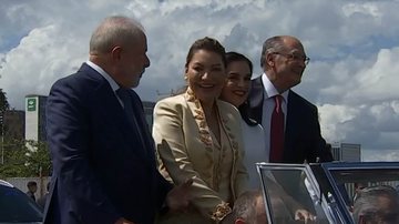 Lula, Janja, Lu e Geraldo Alckmin - Foto: Reprodução / Globo