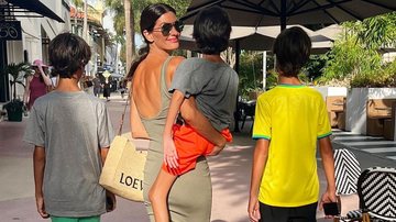 Isabella Fiorentino exibe momento com os filhos em viagem - Reprodução/Instagram