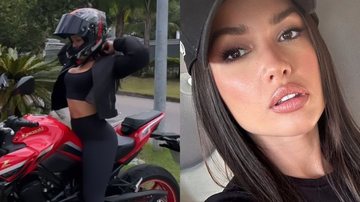 Juliette escandaliza com look justíssimo para pilotar moto - Reprodução/Instagram