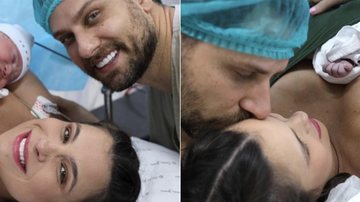 Kamilla Salgado e Elieser Ambrosio anunciam o nascimento da filha, Victoria - Foto: Reprodução / Instagram
