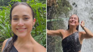 Gabriela Duarte exibe corpaço em banho de cachoeira - Reprodução/ Instagram
