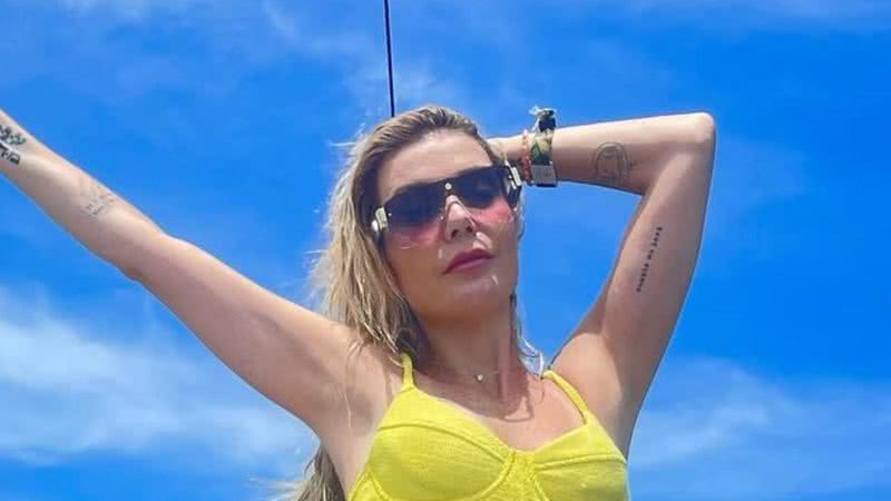 Luiza Possi em passeio de barco - Reprodução/Instagram