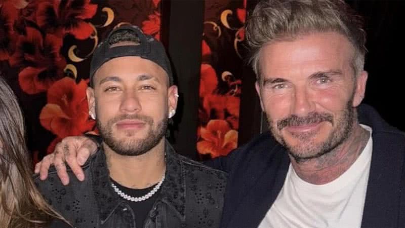 Neymar Jr e David Beckham - Foto: Reprodução / Instagram