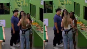 Yasmin rejeita abraço de Leidy Elin - Reprodução/Globo