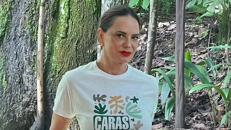 Luiza Brunet durante a imersão CARAS Amazônia - Foto: Reprodução/CARAS