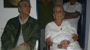 Caetano Veloso com a mãe, dona Canô - Jorge Thadeu