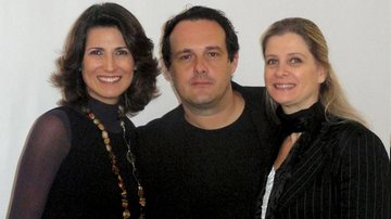 Marcelo Lima faz palestra sobre decoração e recebe a atriz Jacqueline Dalabona e Vânia Ceccotto, em SP.