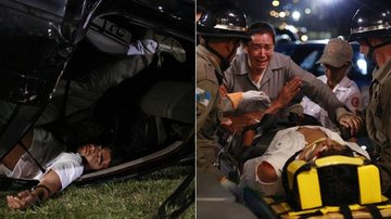 Antenor sofre acidente e Griselda fica desesperada - Reprodução / TV Globo