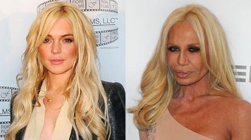 Lindsay Lohan e Donatella Versace: parecidas? - Getty Images