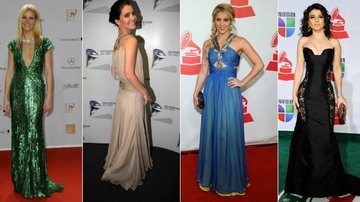 Gwyneth Paltrow, Nathalia Dill, Shakira e Paula Fernandes - Getty Images/ AgNews