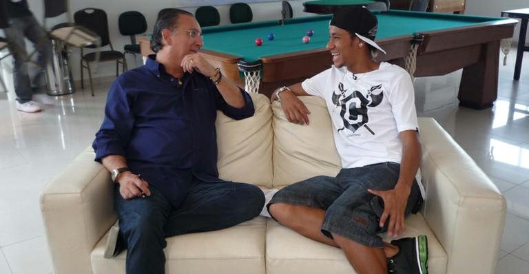 Galvão Bueno entrevista Neymar - TV GLOBO / Raphael Andriolo